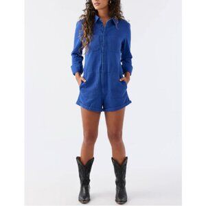 ATWYLD No Service Jumper Retro Blue, size small
